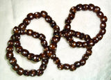 ~Handmade Prayer necklace and bracelet (**set)....made with Dark Almond Loose bead~