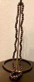~Handmade necklace (**Necklace Only) made with Dark Almond Loose bead~