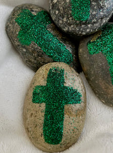 ~Prayer Rock~ Sparkles Edition! Color: Emerald of the Sea...