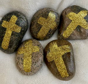 ~Prayer Rock~ Sparkles Edition!  Color: Sunshine Nuggets...