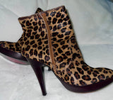 NEW! Jimmy Choo Pony hair leopard ankle boots!