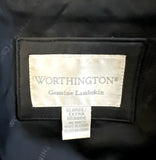 Genuine Lambskin leather coat by Worthington! (Pre-owned)