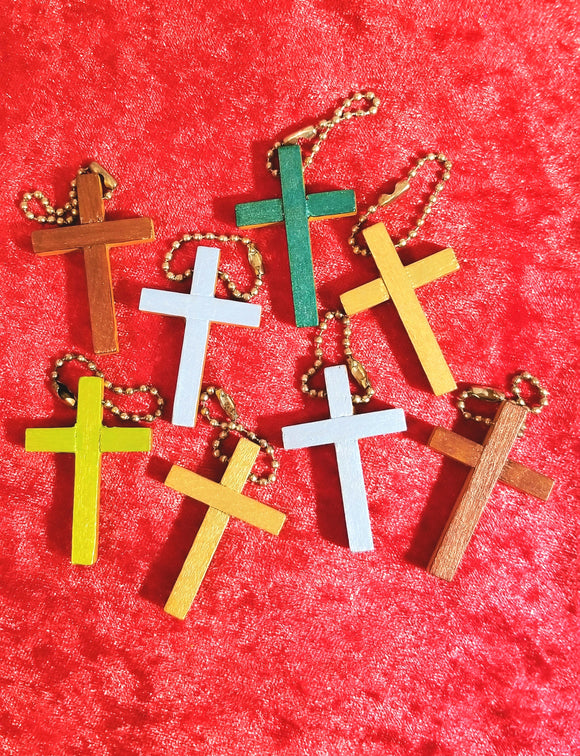 Love Trinket Prayer Cross Key Chain...(assorted)